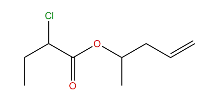 4-Penten-2-yl 2-chlorobutanoate